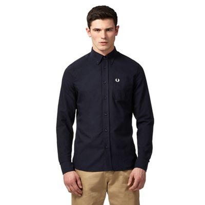 Fred Perry Navy 'Oxford' button-down shirt